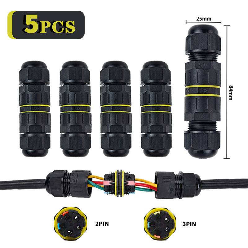 Push Fit Connector - 5 SZT. Wodoodporne złącze szybkozłączne IP68