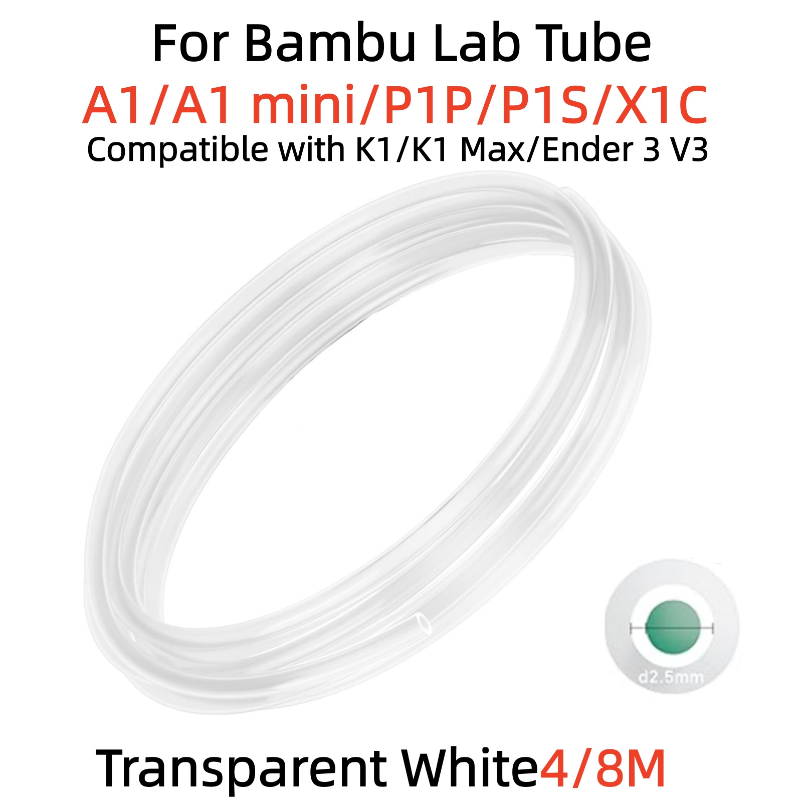 Ptfe Tape Thread - Rurka PTFE Bambu Lab P1P AMS
