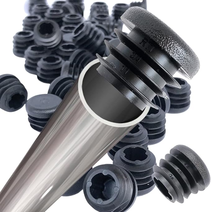 8 szt. Czarne Okrągłe Plastiko – Plastic Pipe Clip recenzja i cena