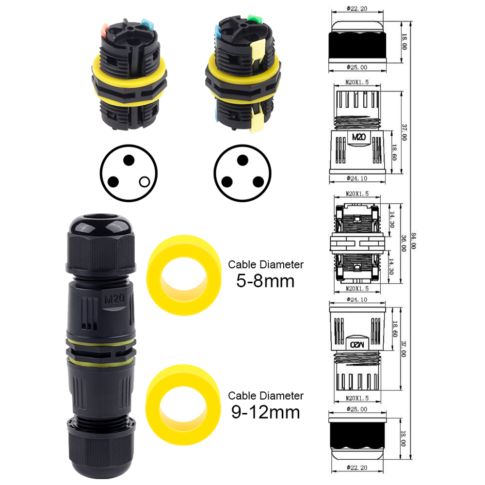 1 szt. IP68 M20 adapter złącza – Push Fit Connector recenzja i cena