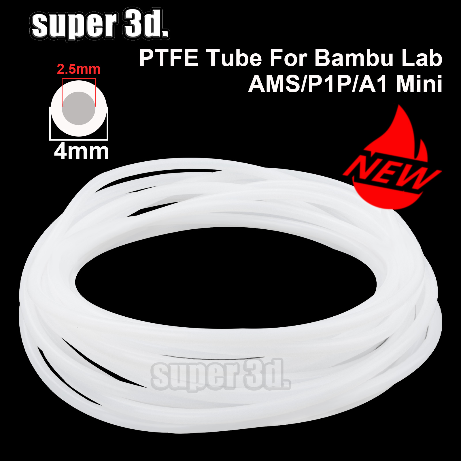 Rurka PTFE do drukarki 3D 2.5m – Ptfe Tape Thread recenzja i cena